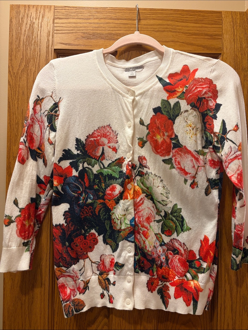 Halogen  floral cardigan women’s